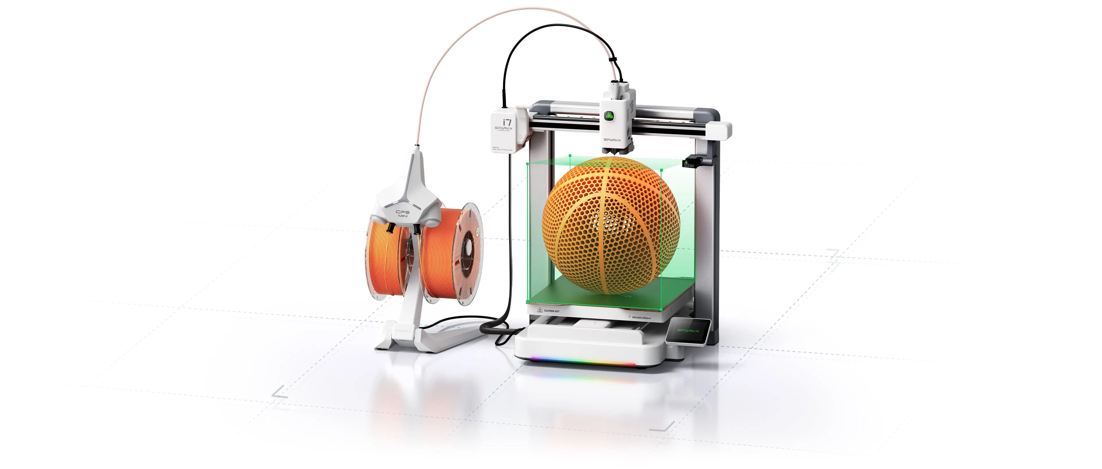 SPARKX i7 build volume