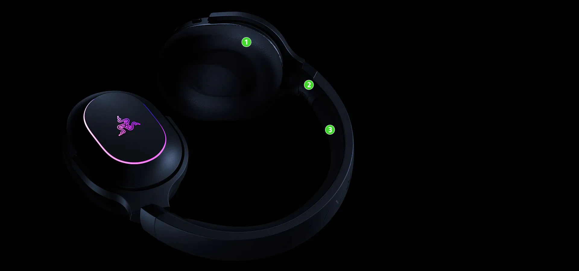 Эргономика Razer Barracuda X Chroma