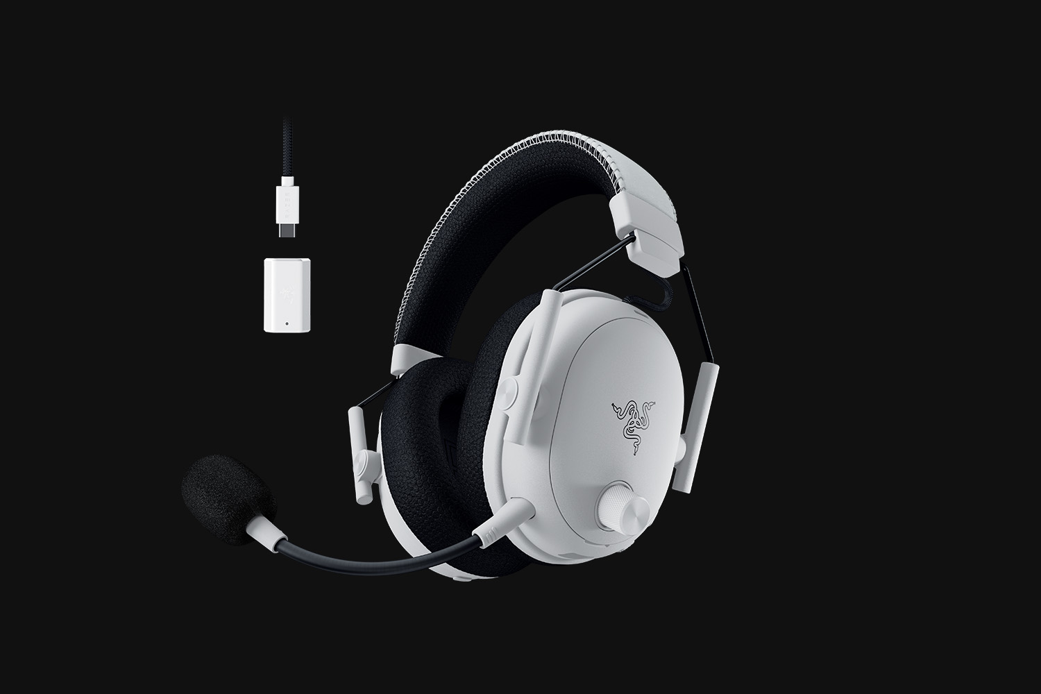 4 режими підключення Razer BlackShark V3 Pro White