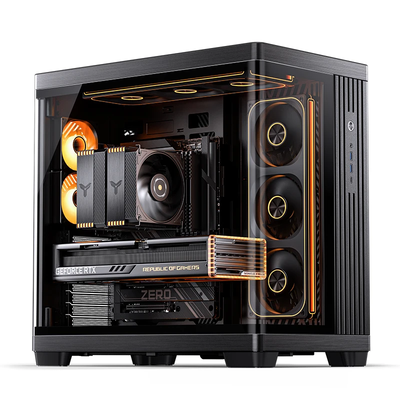 JONSBO TK-4 Black із повітряним процесорним кулером і відеокартою