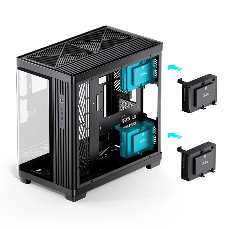 Кріплення накопичувачів у JONSBO TK-4 Black