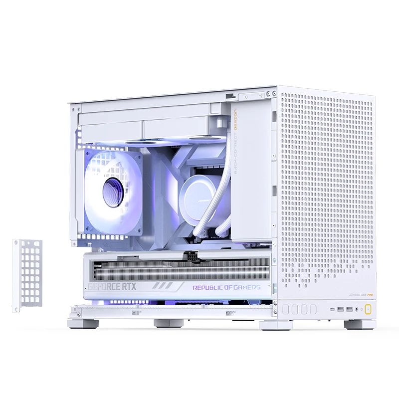Съёмная планка и внутреннее пространство Jonsbo D32 PRO