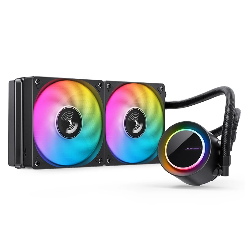 JONSBO TG-240 Black с ARGB-вентиляторами