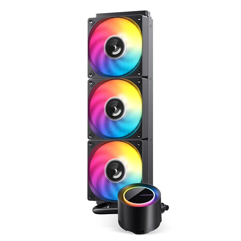 Вертикальный вид JONSBO TG-360 Black