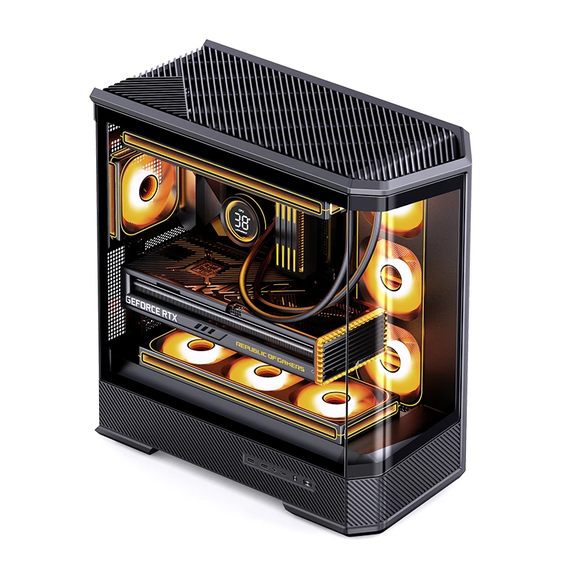 Система охолодження корпусу Jonsbo D400 Black