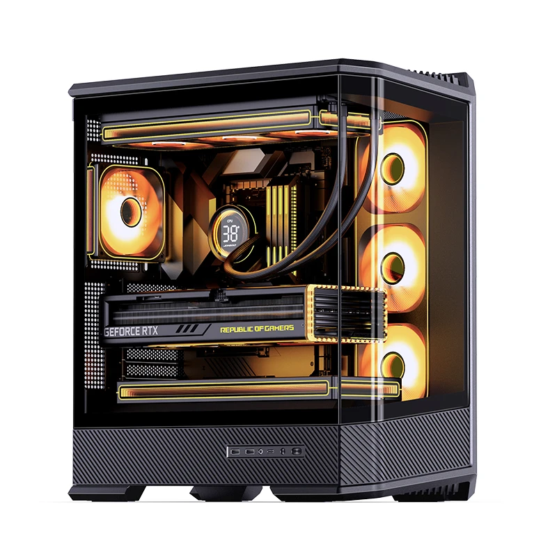 Рідинне охолодження в Jonsbo D400 Black