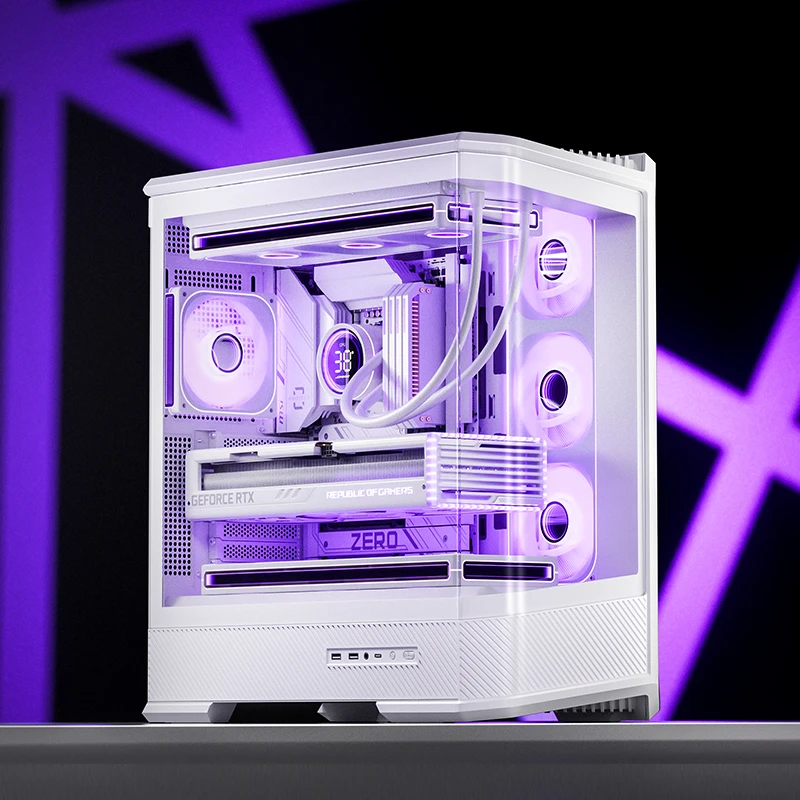 Панорамне скління корпусу JONSBO D400 White