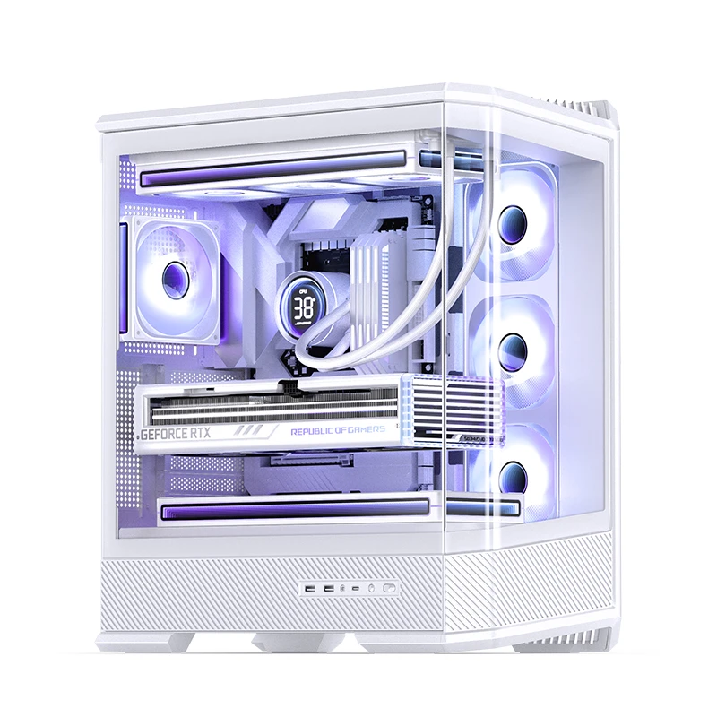 Простора збірка в корпусі JONSBO D400 White