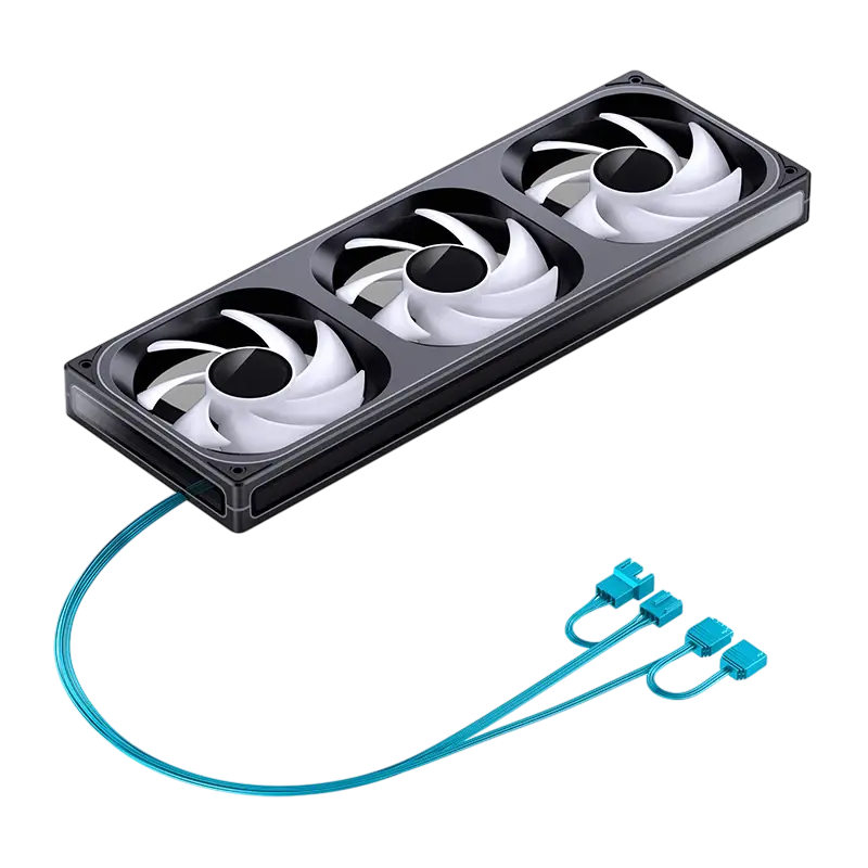 Кабелі PWM і ARGB вентилятора Jonsbo ZB-360BR