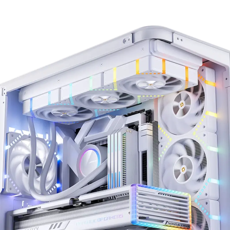 JONSBO HF2-120W у білій ігровій збірці