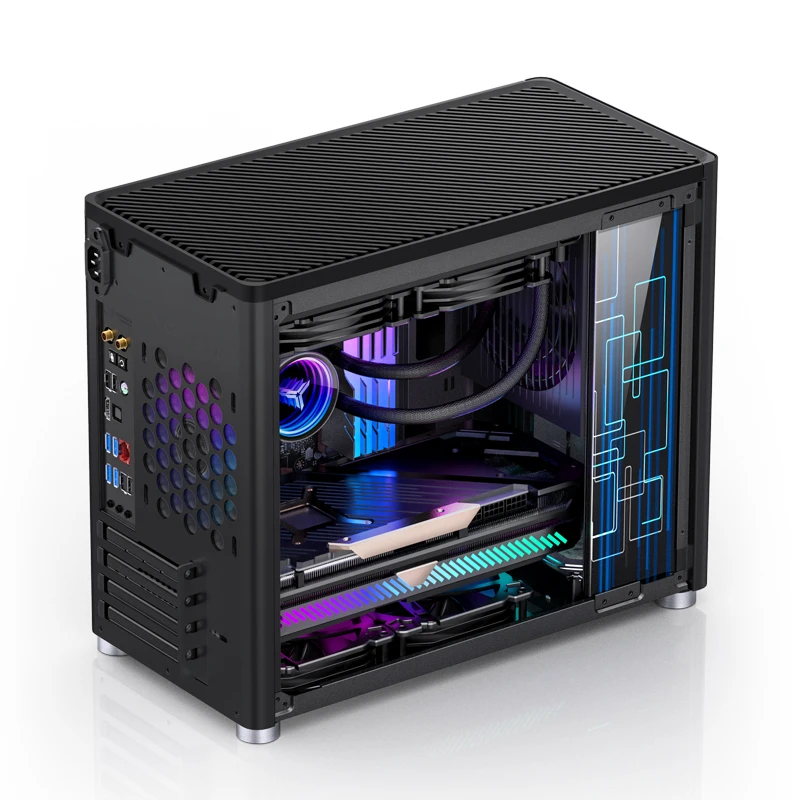 Собранная система в корпусе JONSBO D30 Black