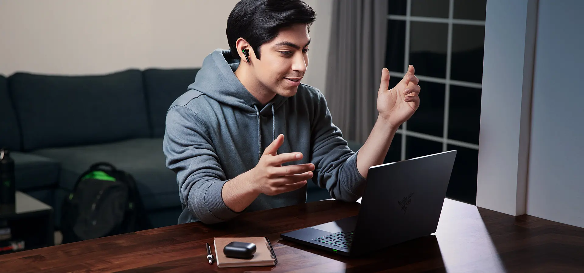 ENC-микрофоны Razer Hammerhead True Wireless
