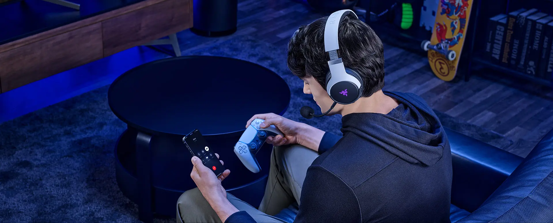 Razer SmartSwitch во время игры на PlayStation