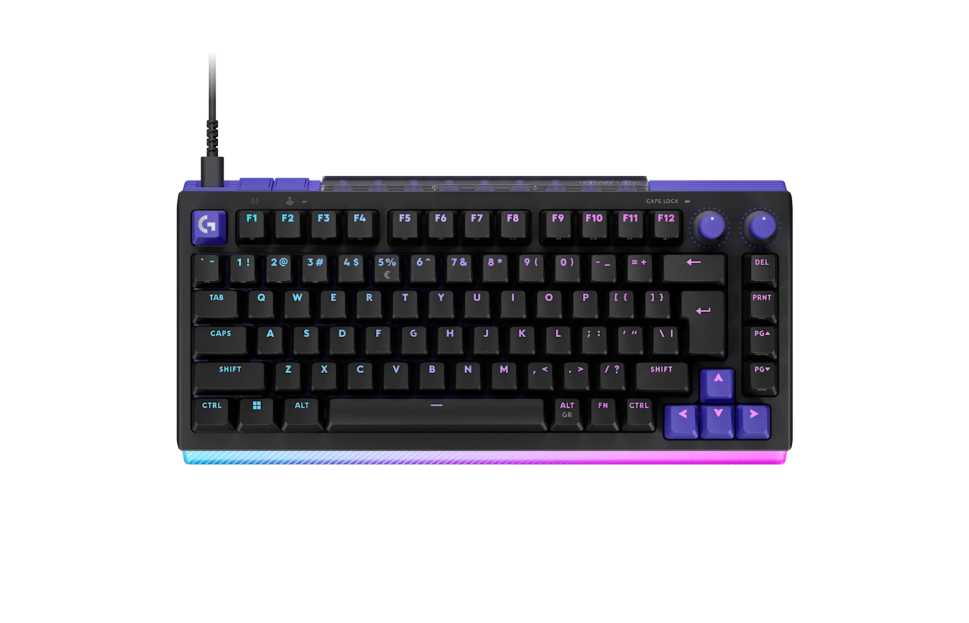 Logitech G512 X 75 White вид сверху