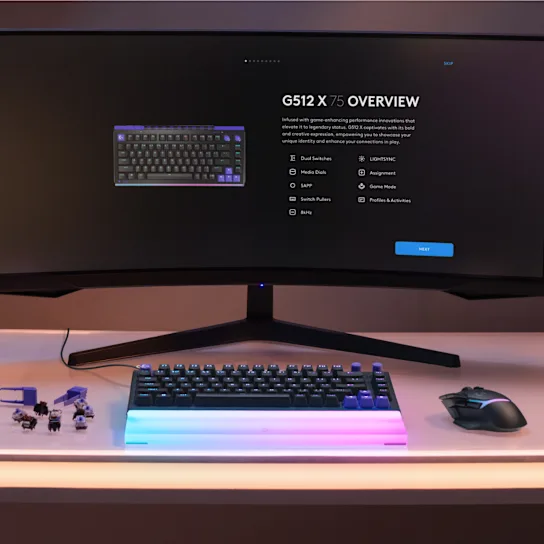 Настройка Logitech G512 X 75 через G HUB