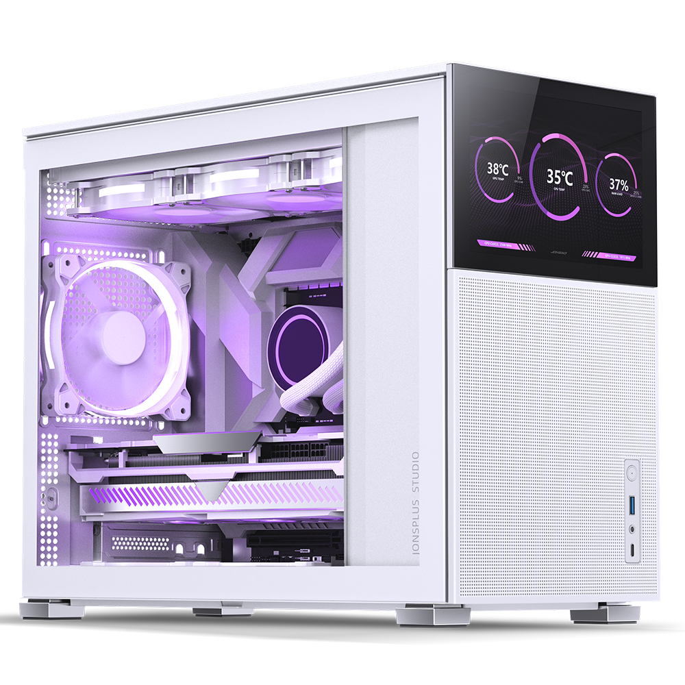 JONSBO D31 MESH SC White со встроенным экраном