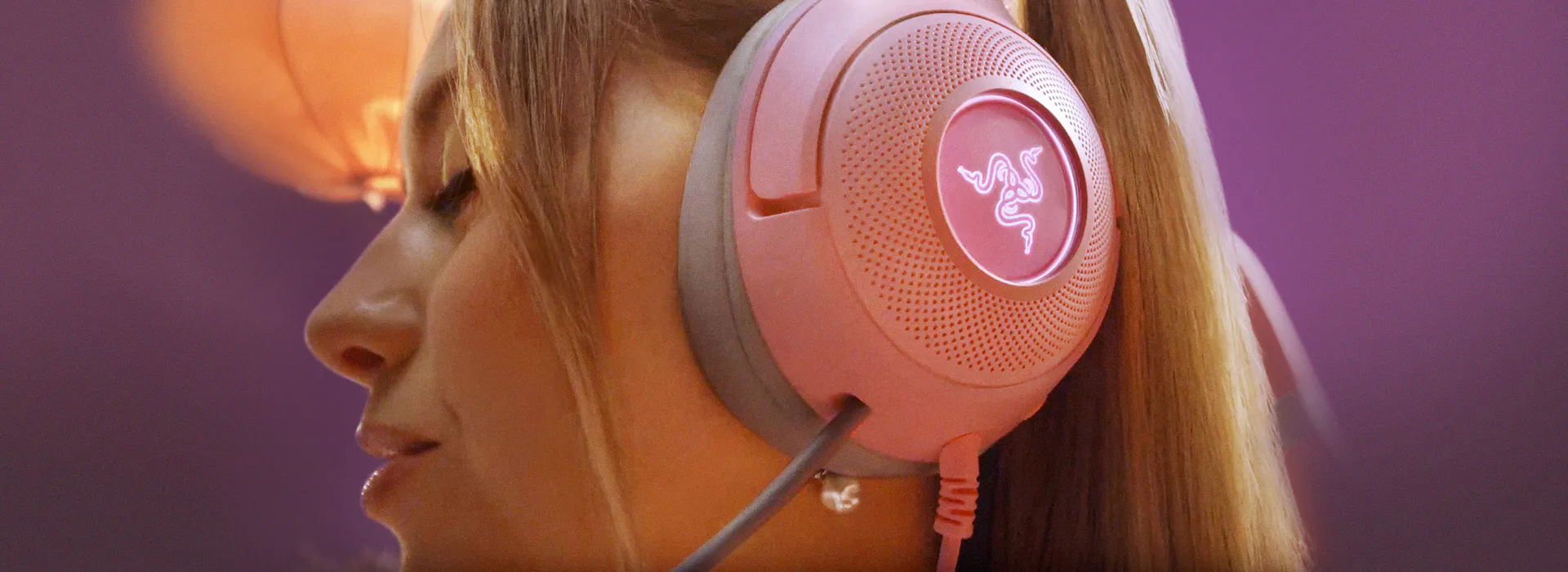 Razer Kraken Kitty V2 Quartz із мікрофоном