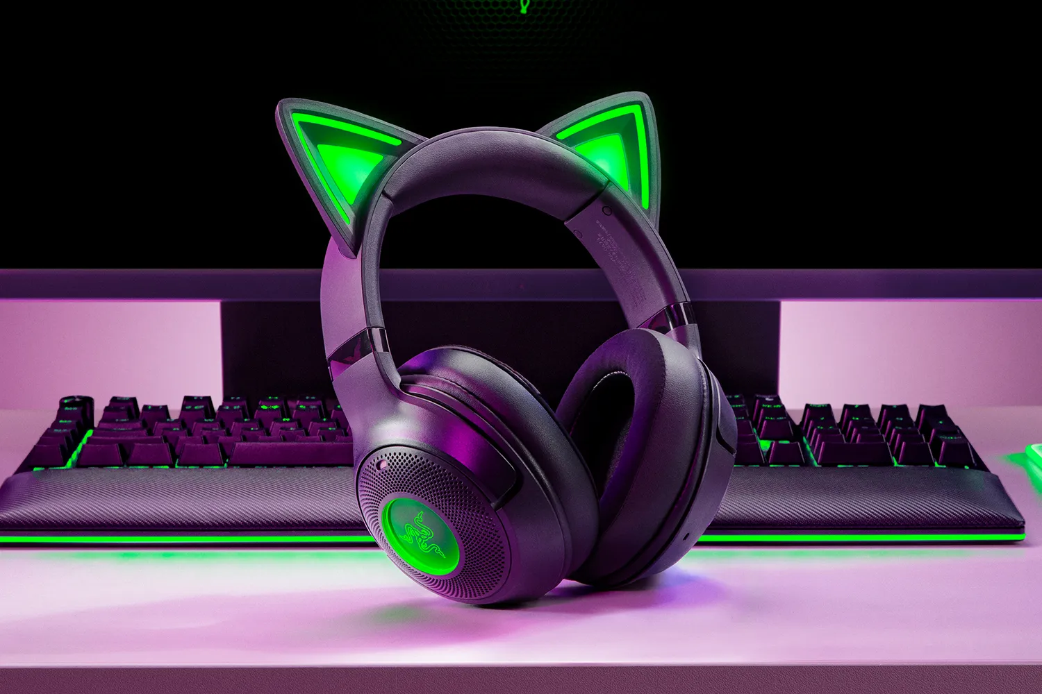 Подсветка ушек Razer Kraken Kitty V2 BT