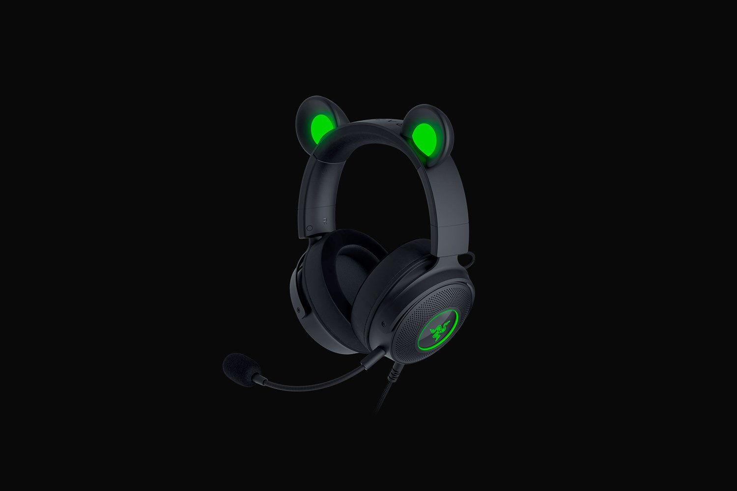 Razer Kraken Kitty V2 Pro Black с ушками Bear