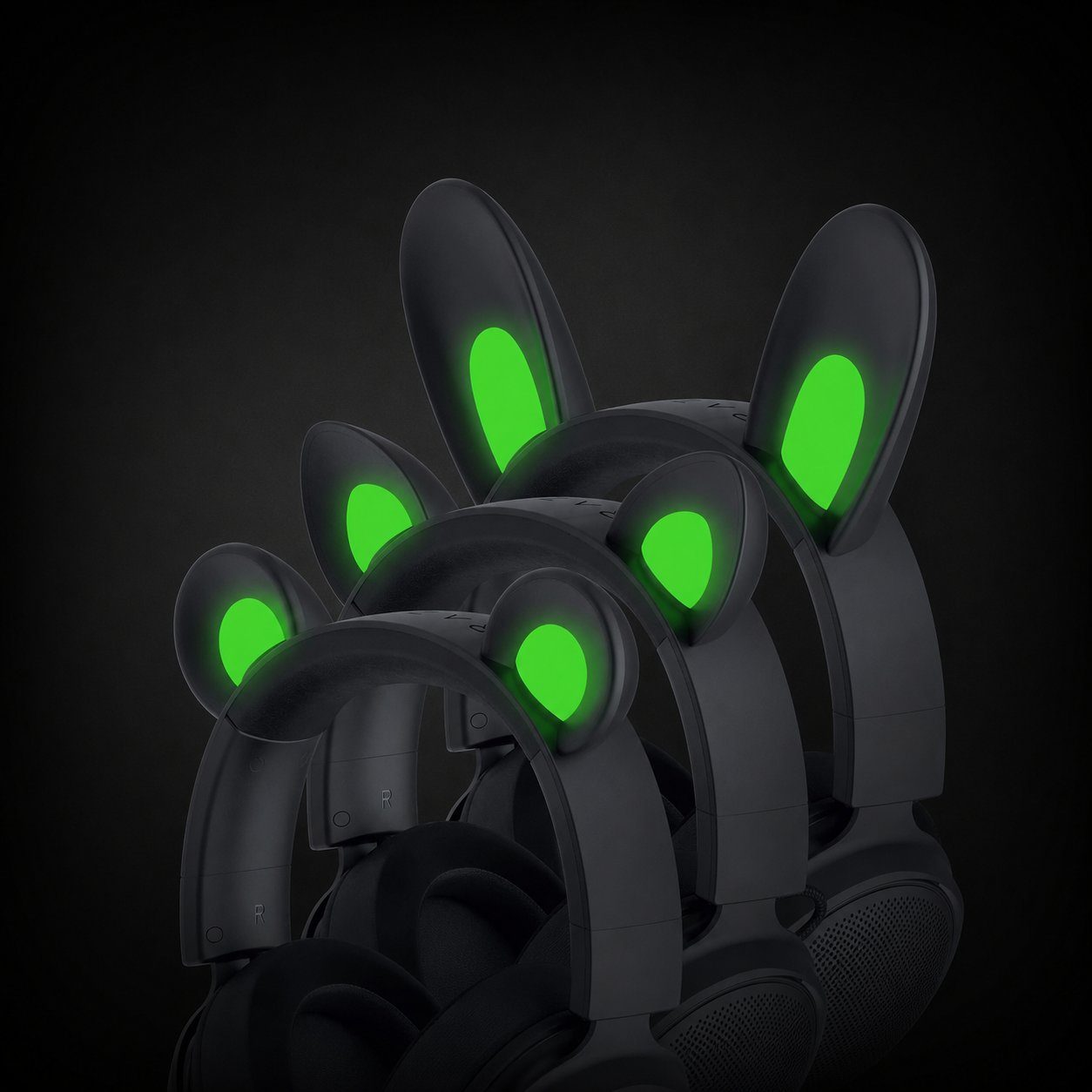 Razer Kraken Kitty V2 Pro Black с кошачьими ушками