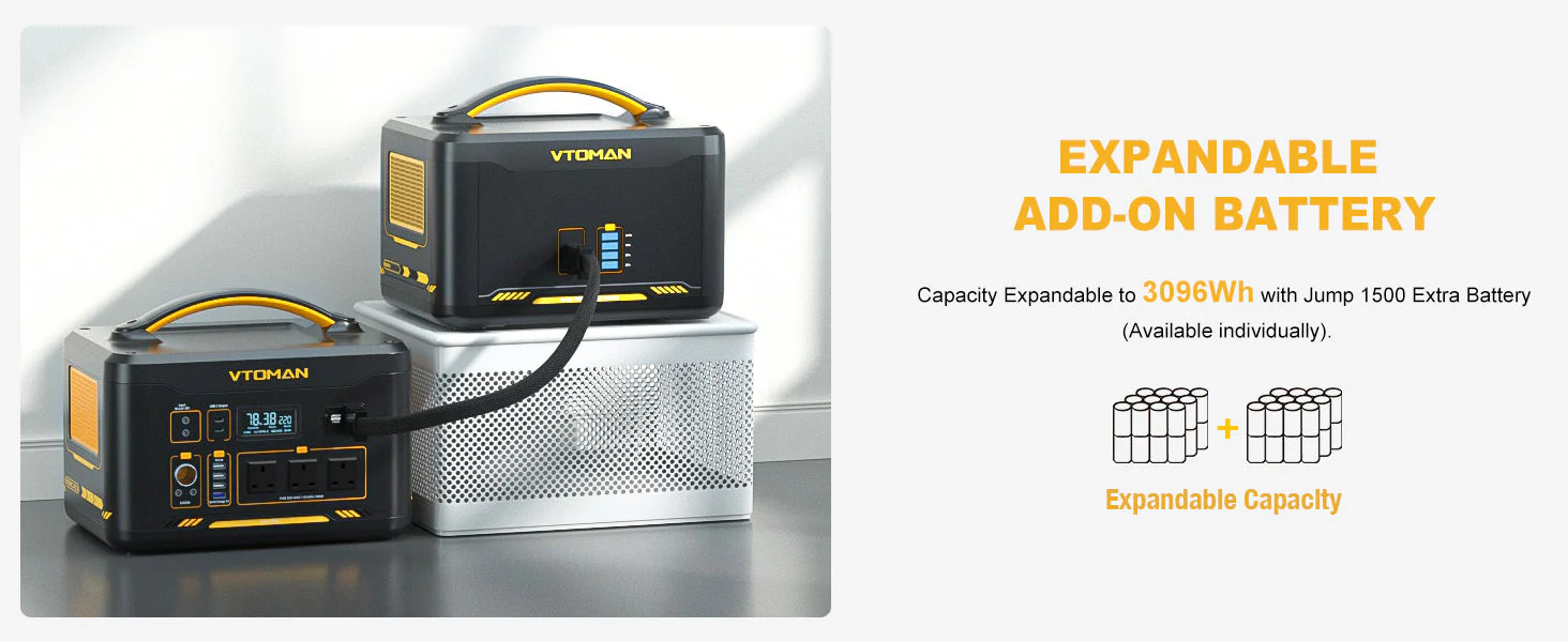 Расширение емкости VTOMAN Jump 2200
