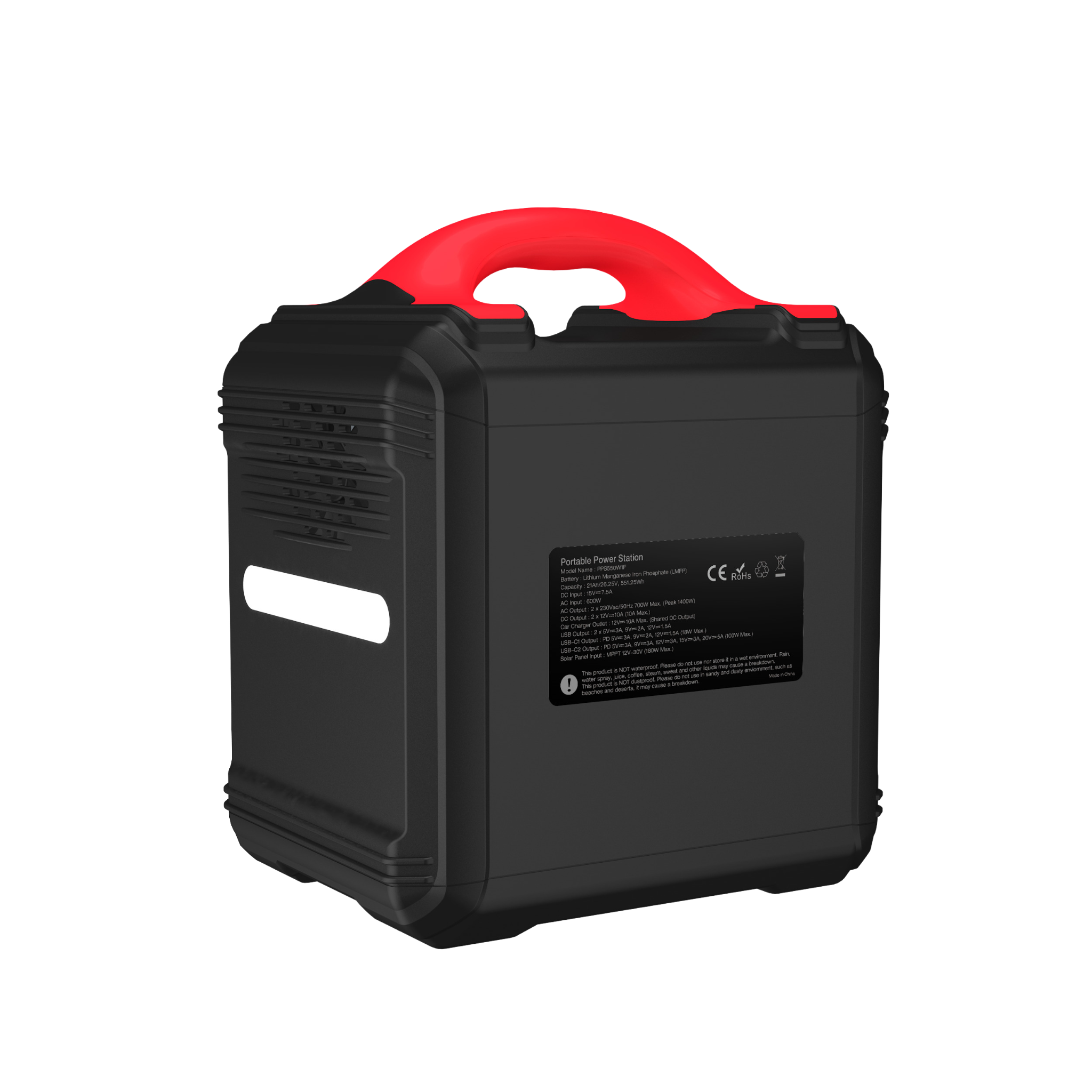 Зарядная станция Energizer PPS550W1F, вид сзади под углом