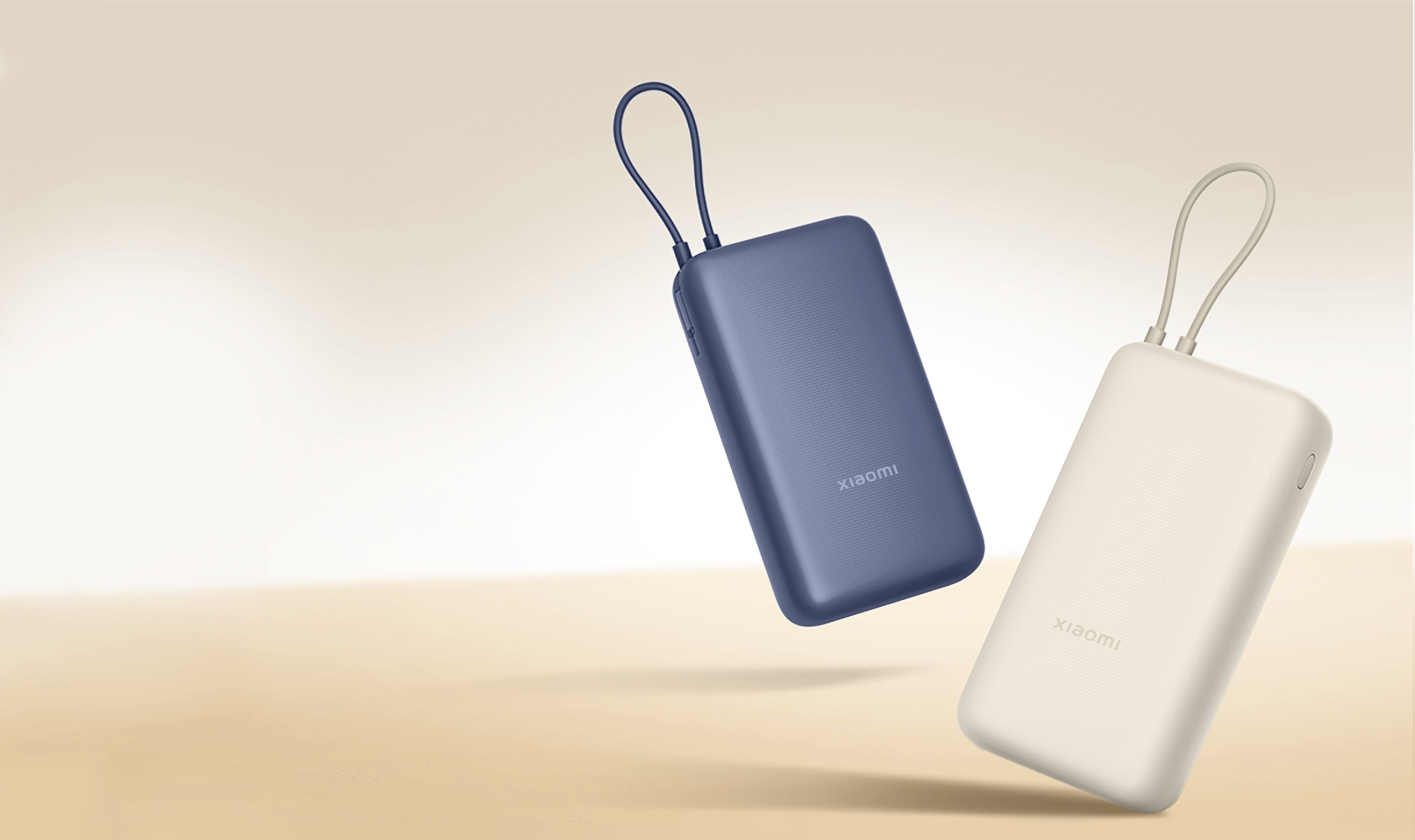 Xiaomi 33W Power Bank 20000mAh со встроенным кабелем, два варианта исполнения