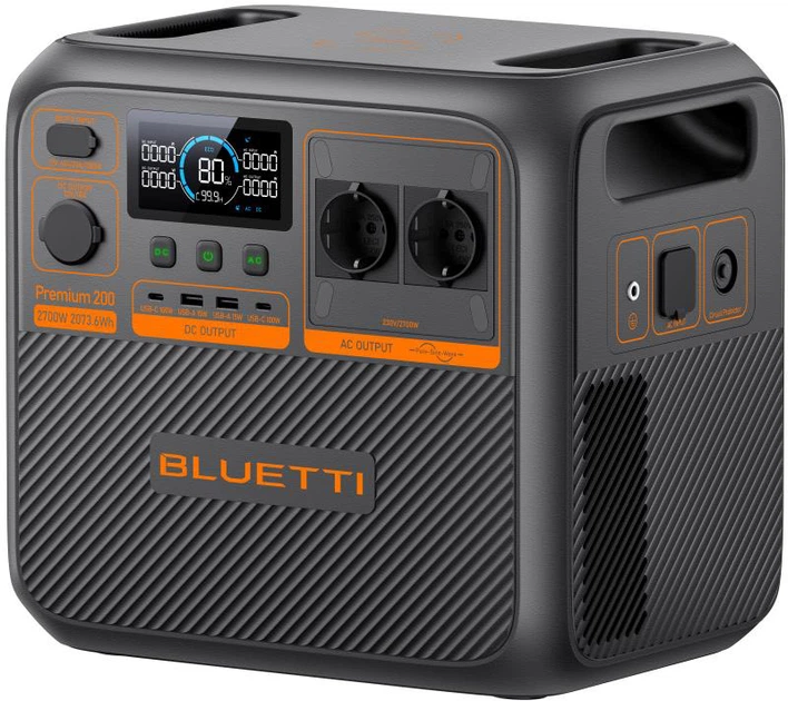 BLUETTI Premium 200 V2 вид под углом