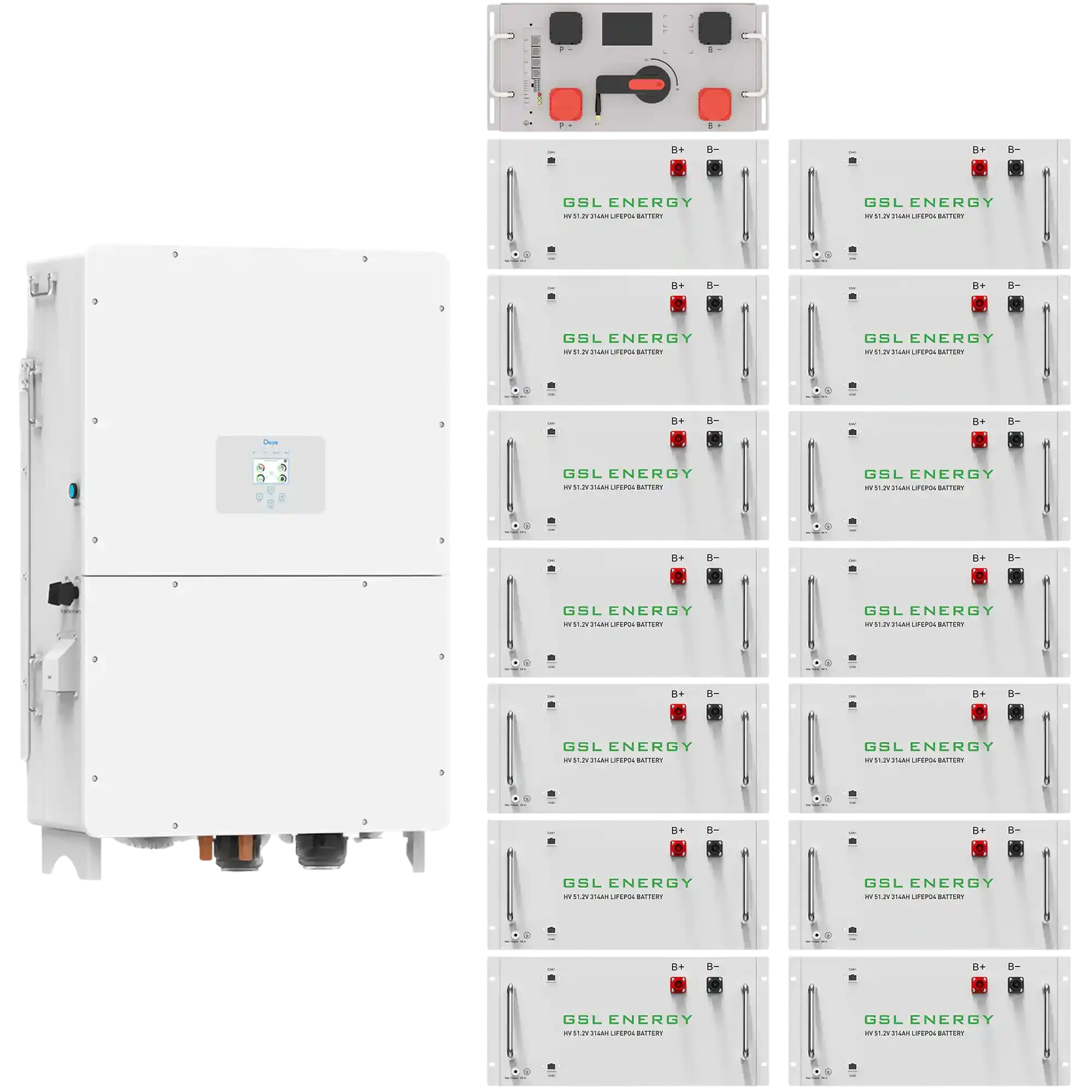 Инвертор DEYE и аккумуляторный блок GSL-R240K