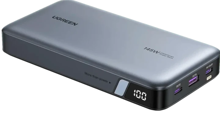 Павербанк UGREEN PB205 90597A 25000 мАгод 145 Вт