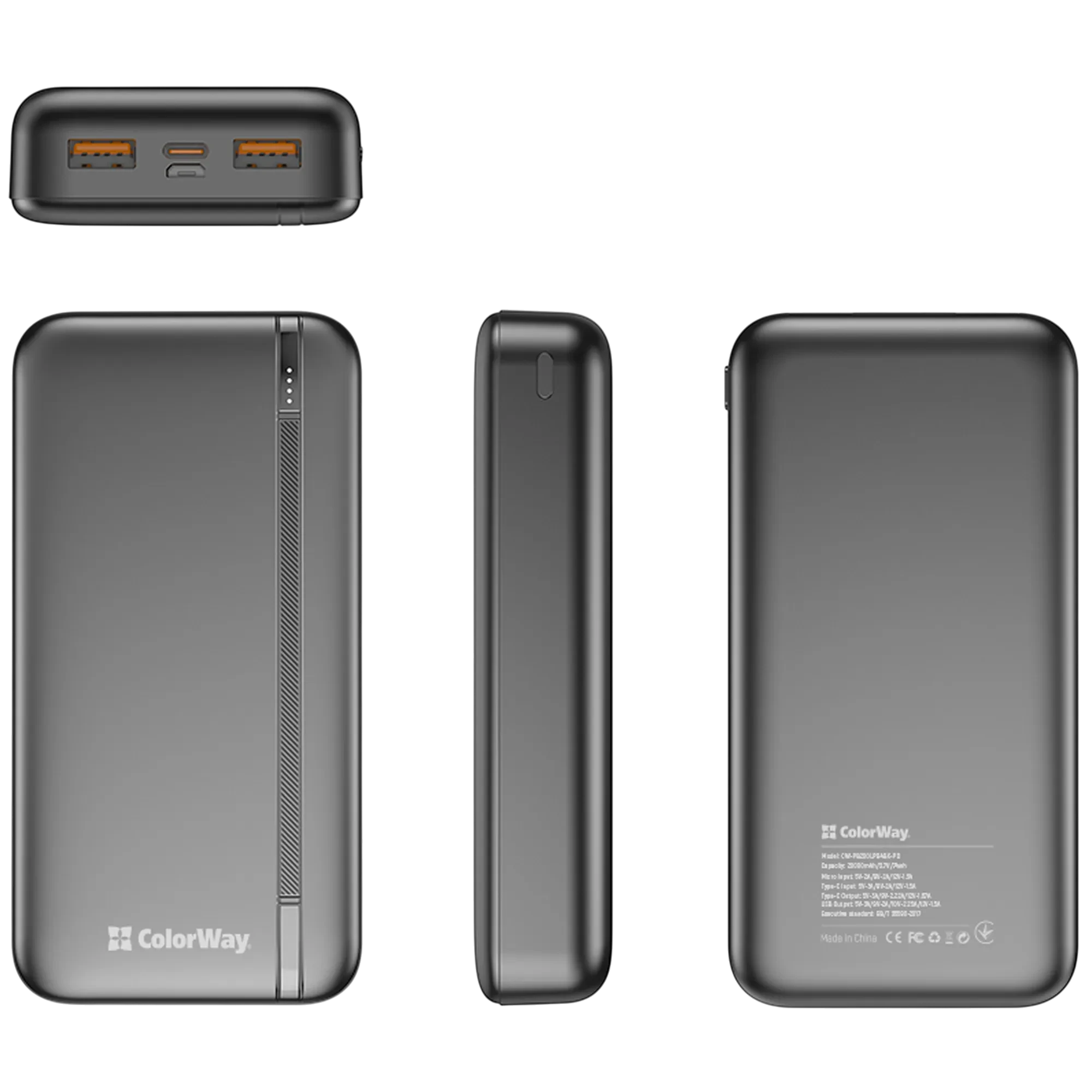 Роз&rsquo;єми ColorWay CW-PB200LPB4BK-PD