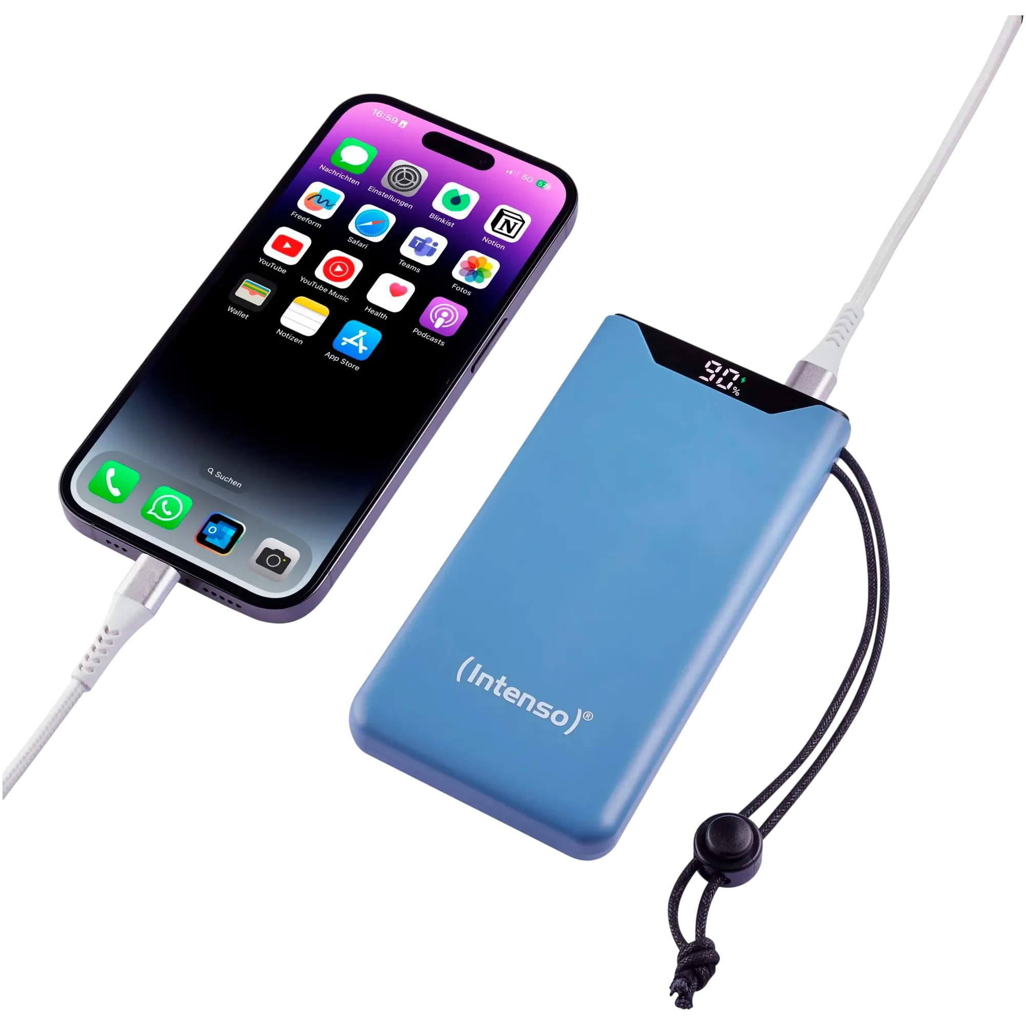 Зарядка смартфона Intenso F10000