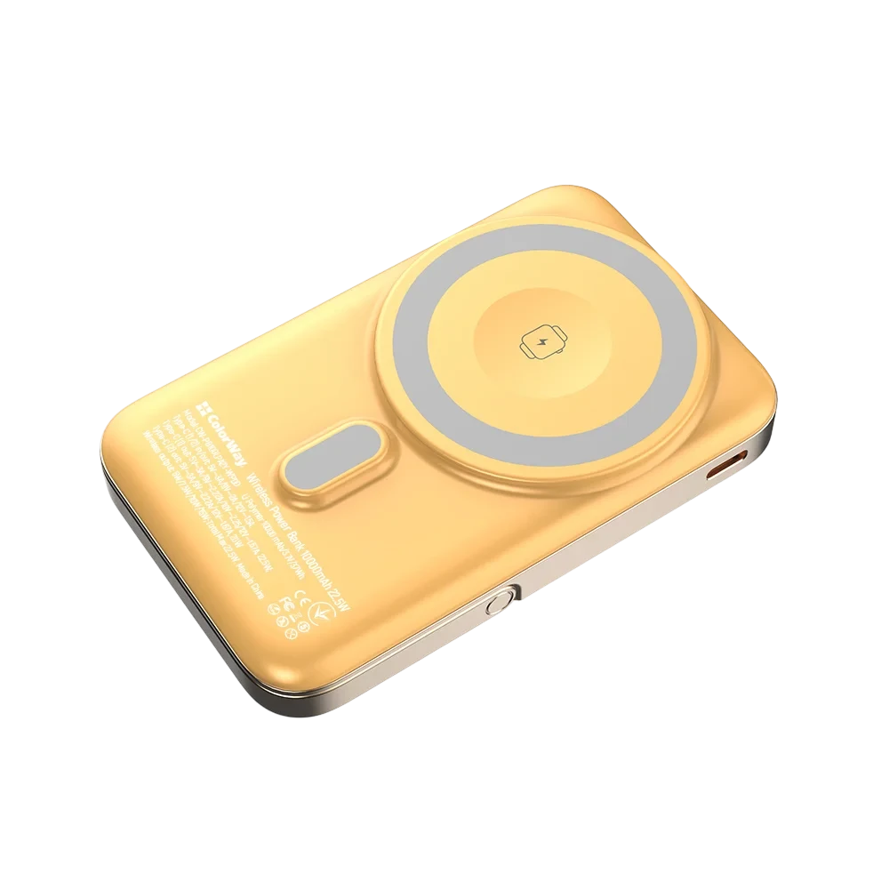 Магнітне заряджання ColorWay CW-PB100LPA2Y-WPDD