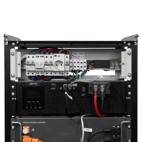 Solarverse SVR20 передня панель і комутація