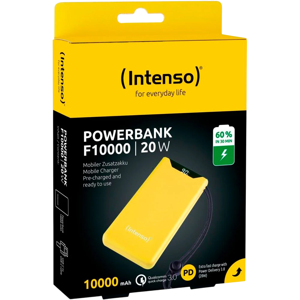 Упаковка Intenso F10000 Yellow