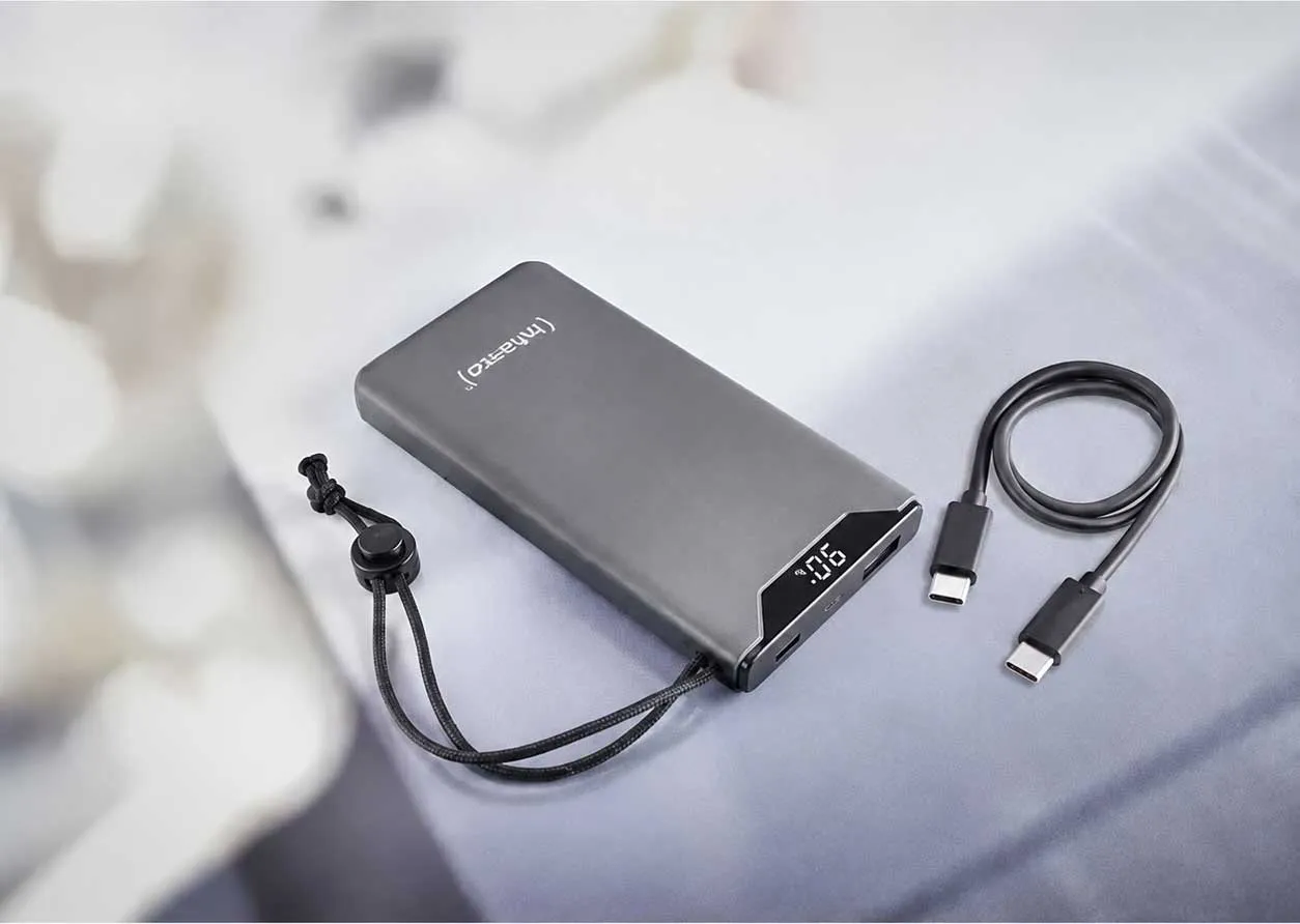 Intenso F20000 Grey с кабелем USB-C