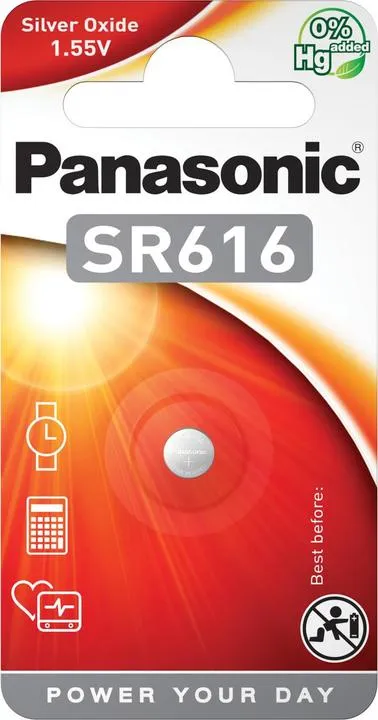 Panasonic Silver Oxide SR616 SR-616EL/1B