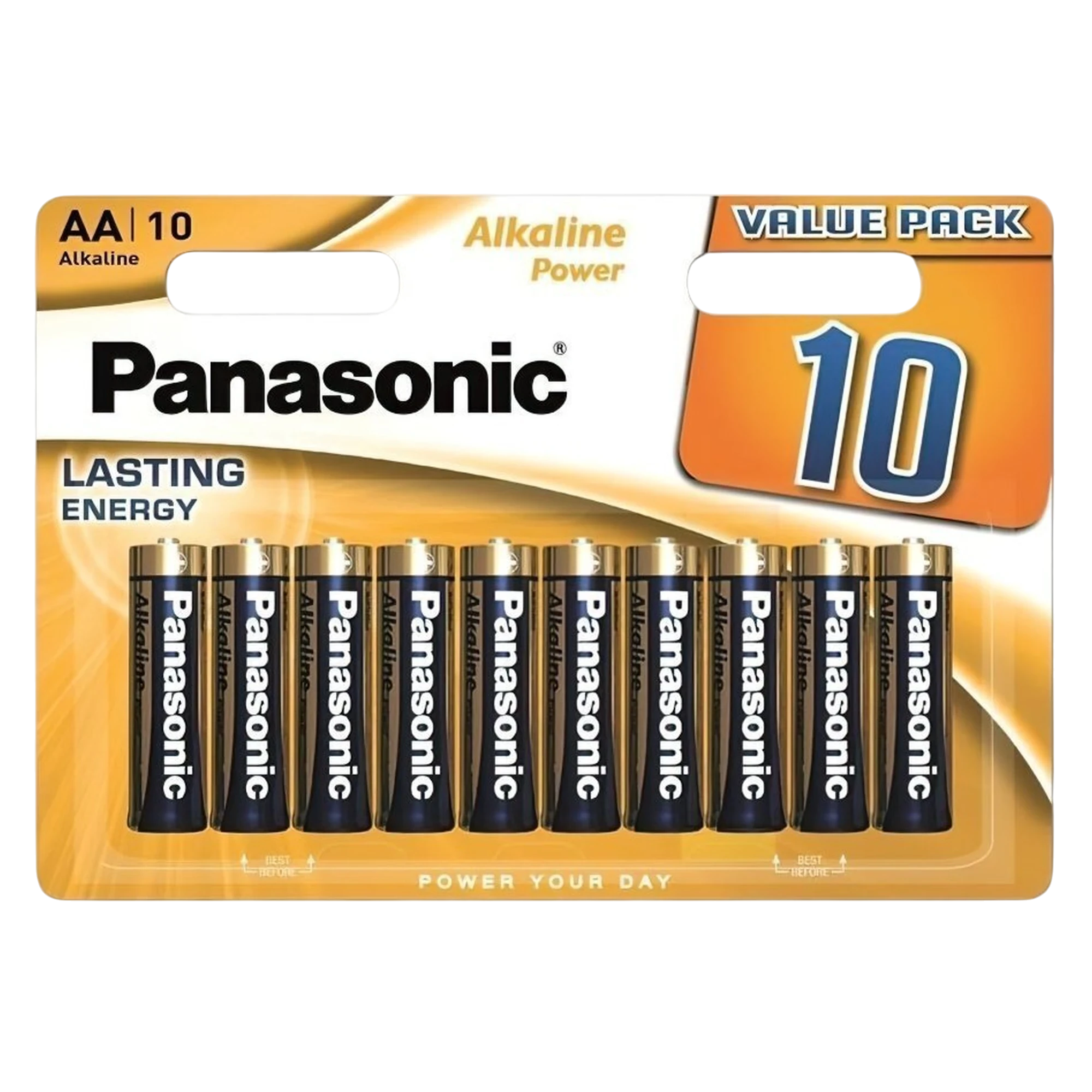 Батарейки Panasonic Alkaline Power AA LR6REB 10BW упаковка 10 штук