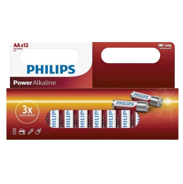 Philips Power Alkaline AA LR6 12 шт.