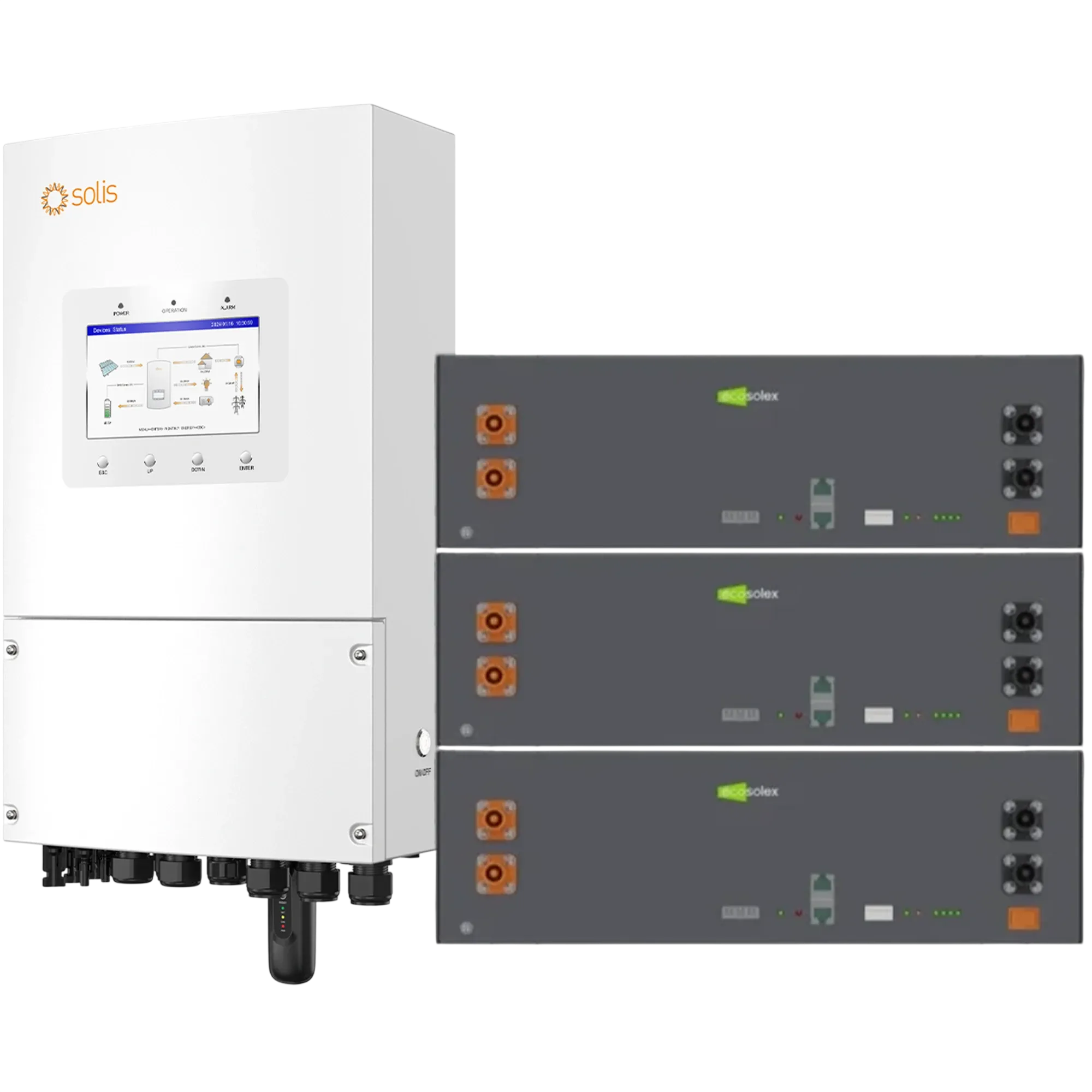 Гибридный инвертор Solis S6-EH1P8K-L-PLUS