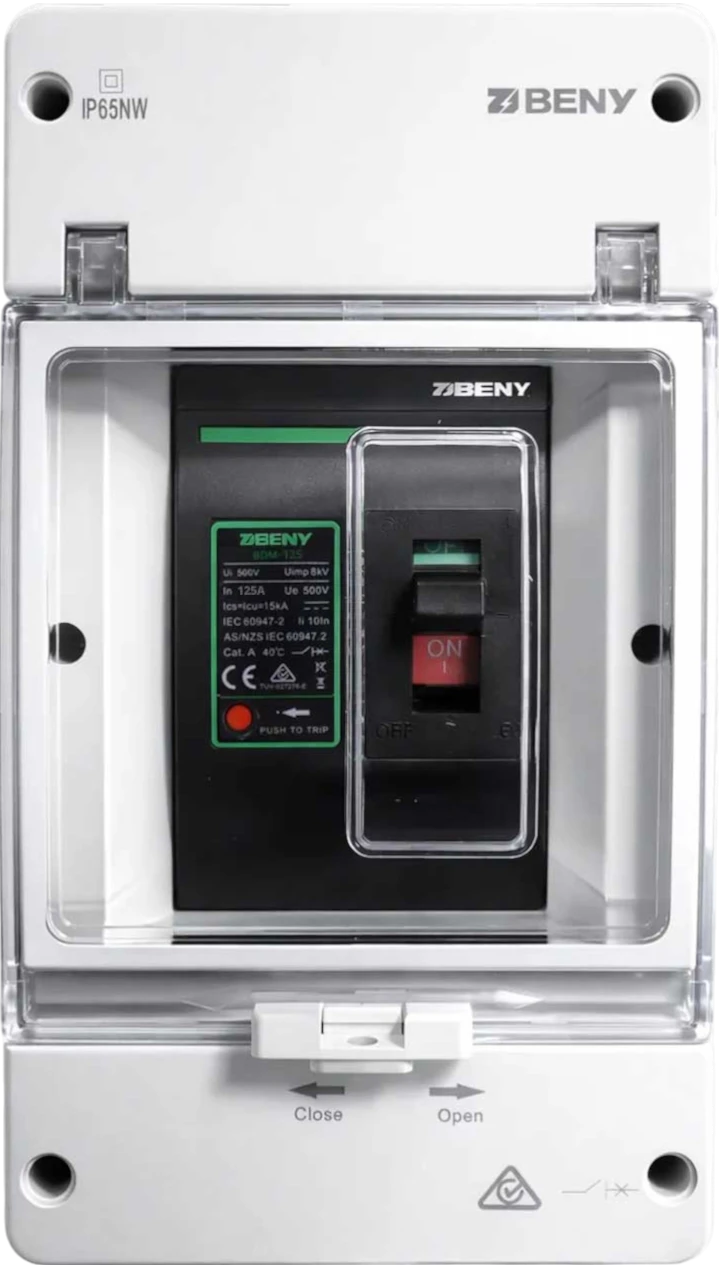 BENY BDM-125 125A 500V у захисному корпусі