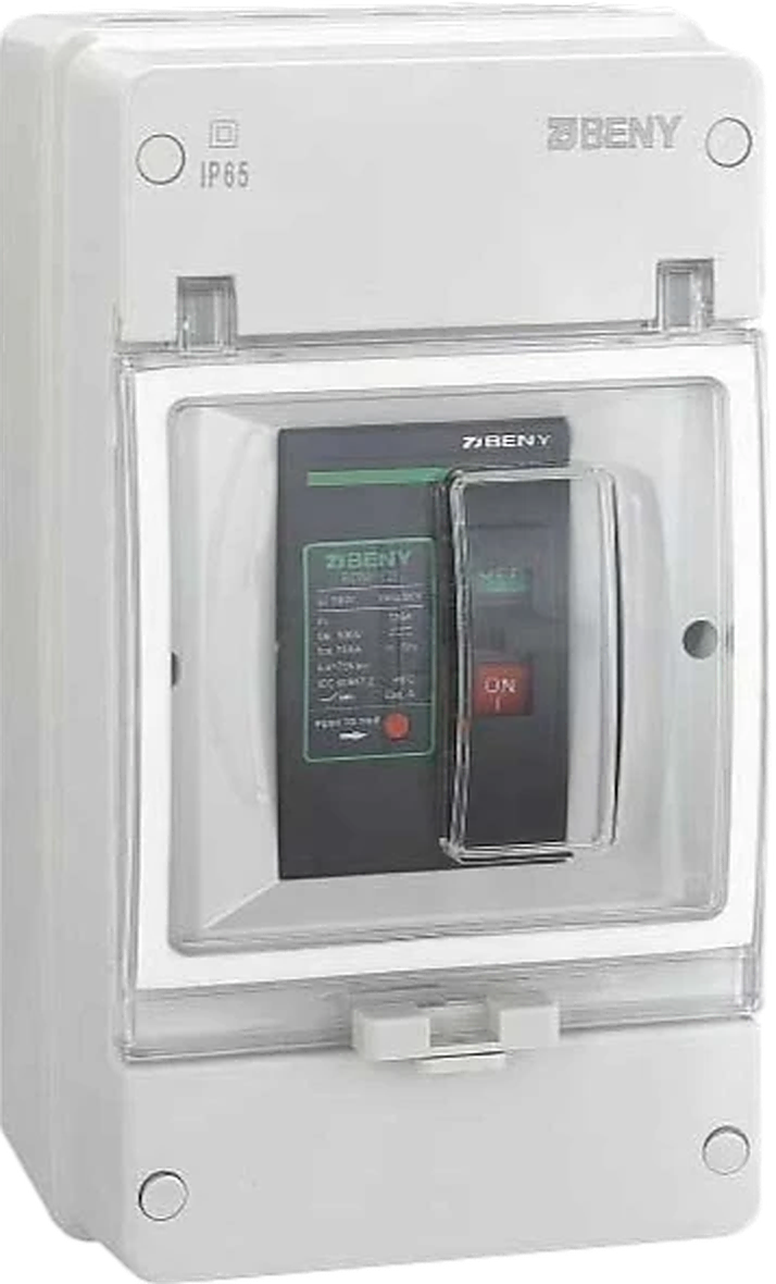 Автоматичний вимикач BENY BDM-125 2P 500V 125A у корпусі IP65