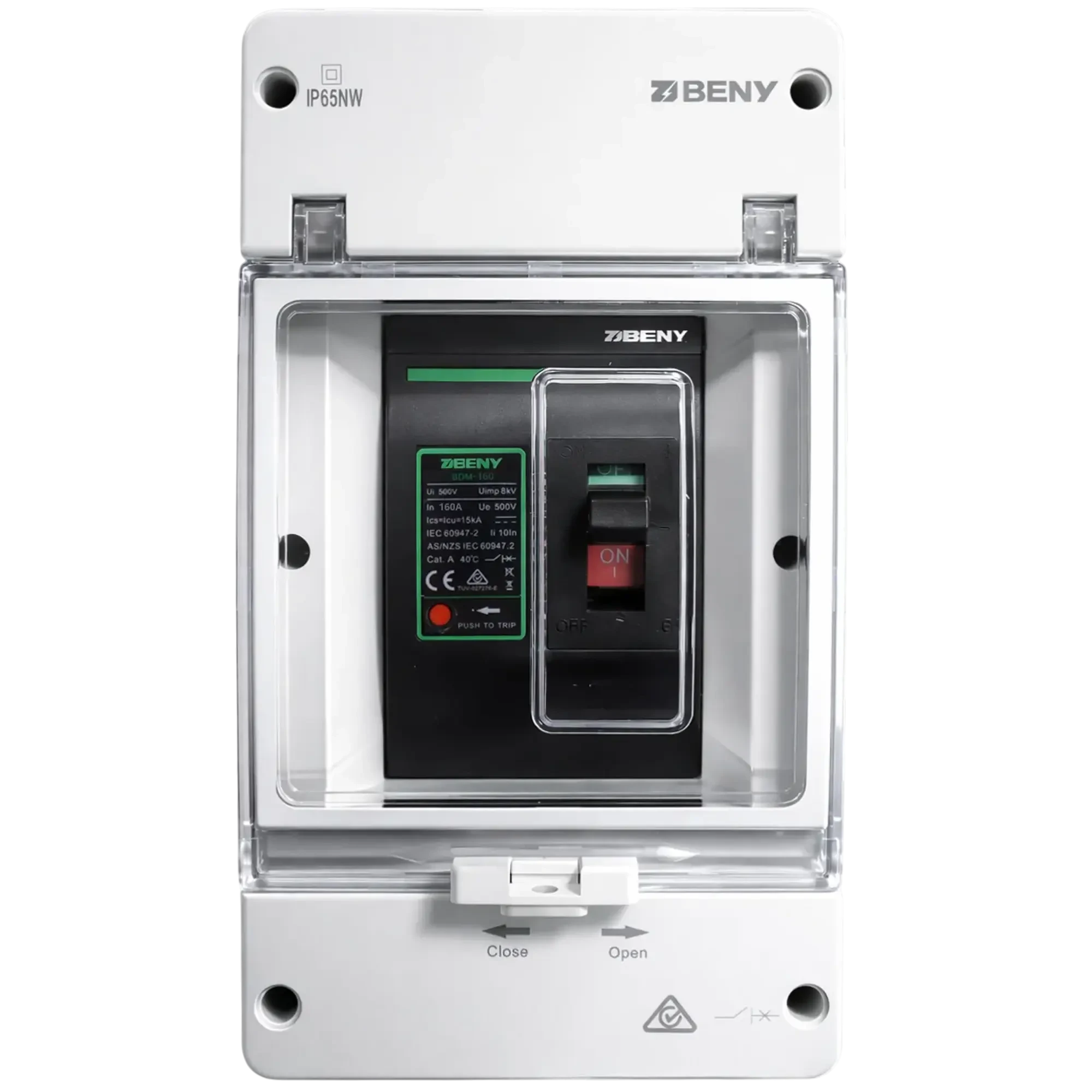 BENY BDM-250 160A 2P 500V у корпусі IP65