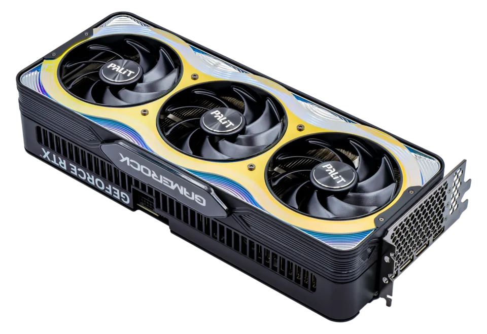 Три вентилятора Palit RTX 5090 GameRock