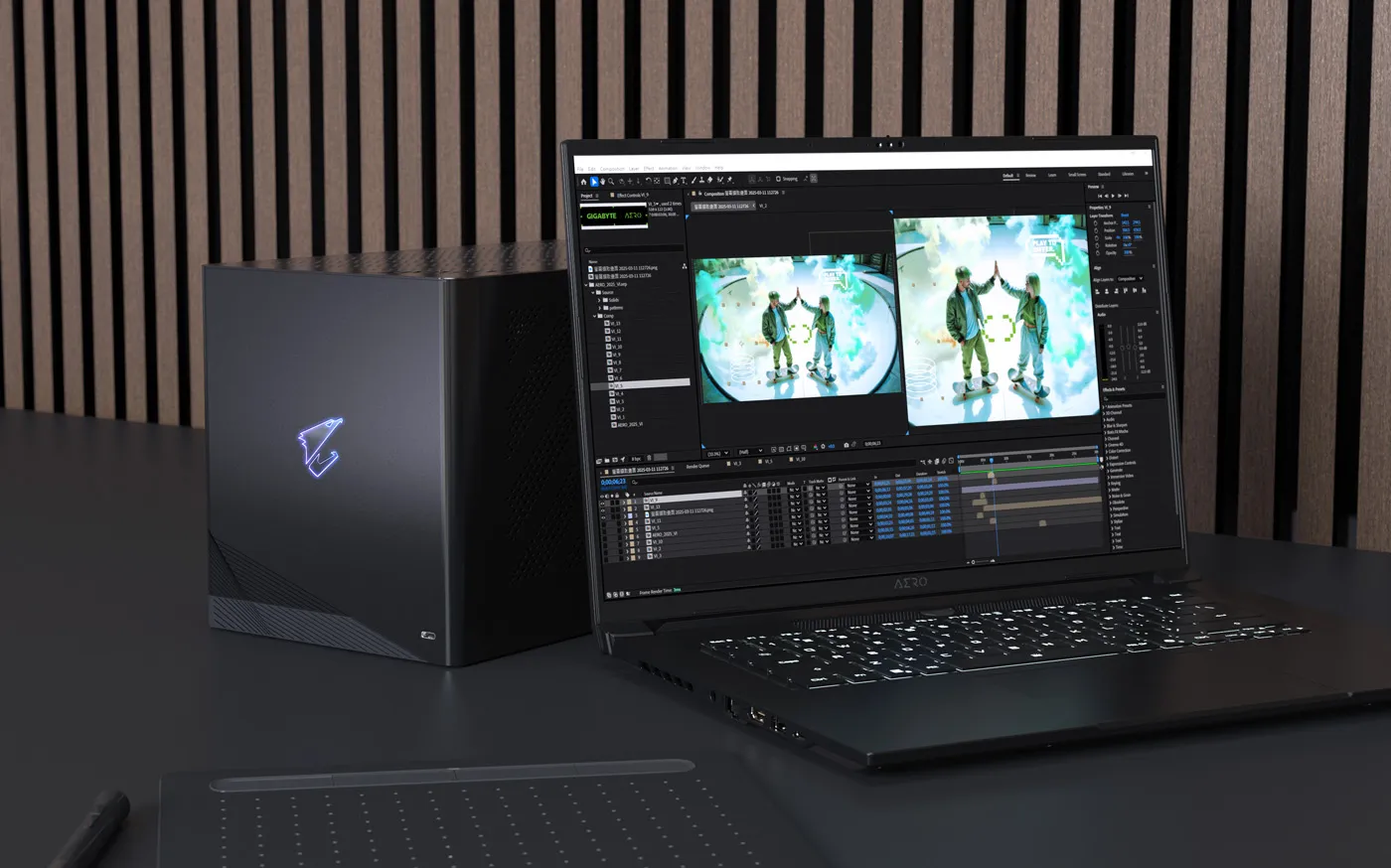 AORUS RTX 5090 AI BOX для створення контенту
