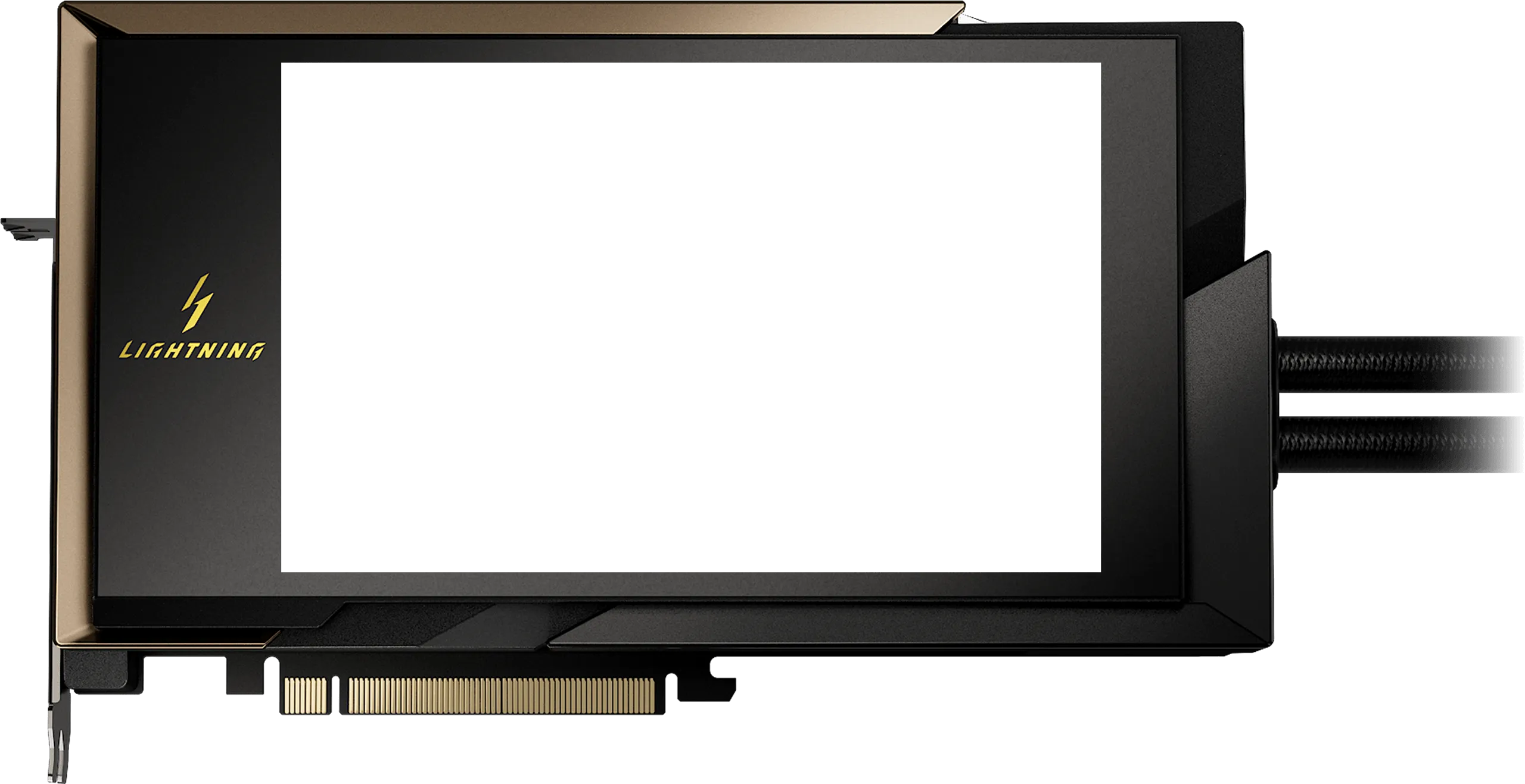 Фронтальный 8-дюймовый дисплей MSI GeForce RTX 5090 LIGHTNING Z