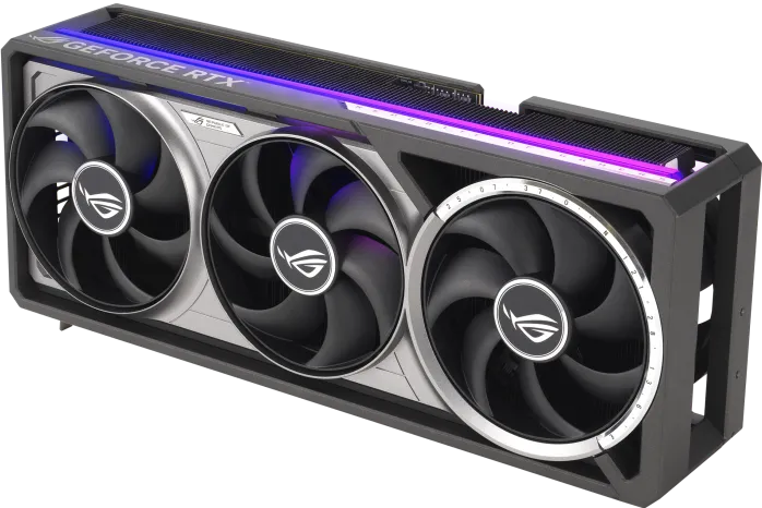 ROG Astral GeForce RTX 5080 OC Edition, вигляд під кутом