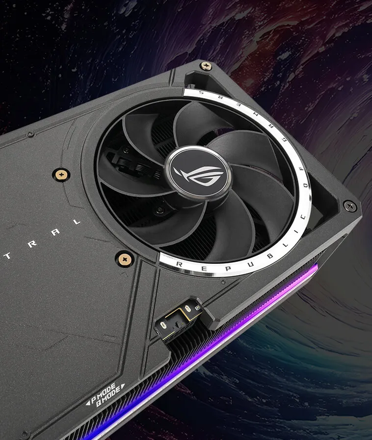 Задній четвертий вентилятор ROG Astral