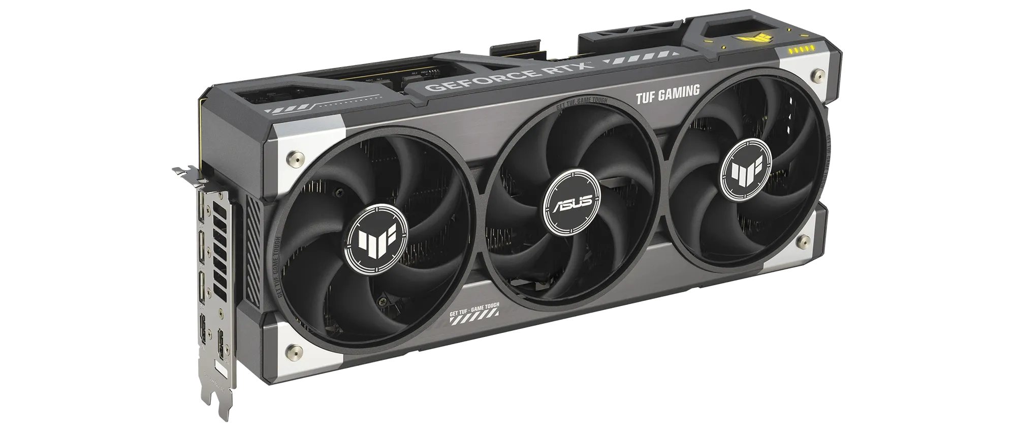 ASUS TUF Gaming GeForce RTX 5080 OC Edition під кутом