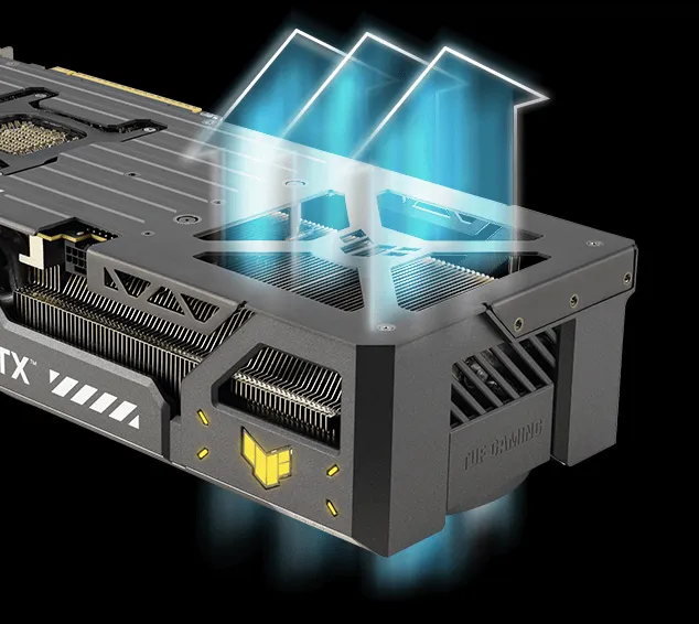 Вентильований металевий екзоскелет ASUS TUF Gaming GeForce RTX 5080